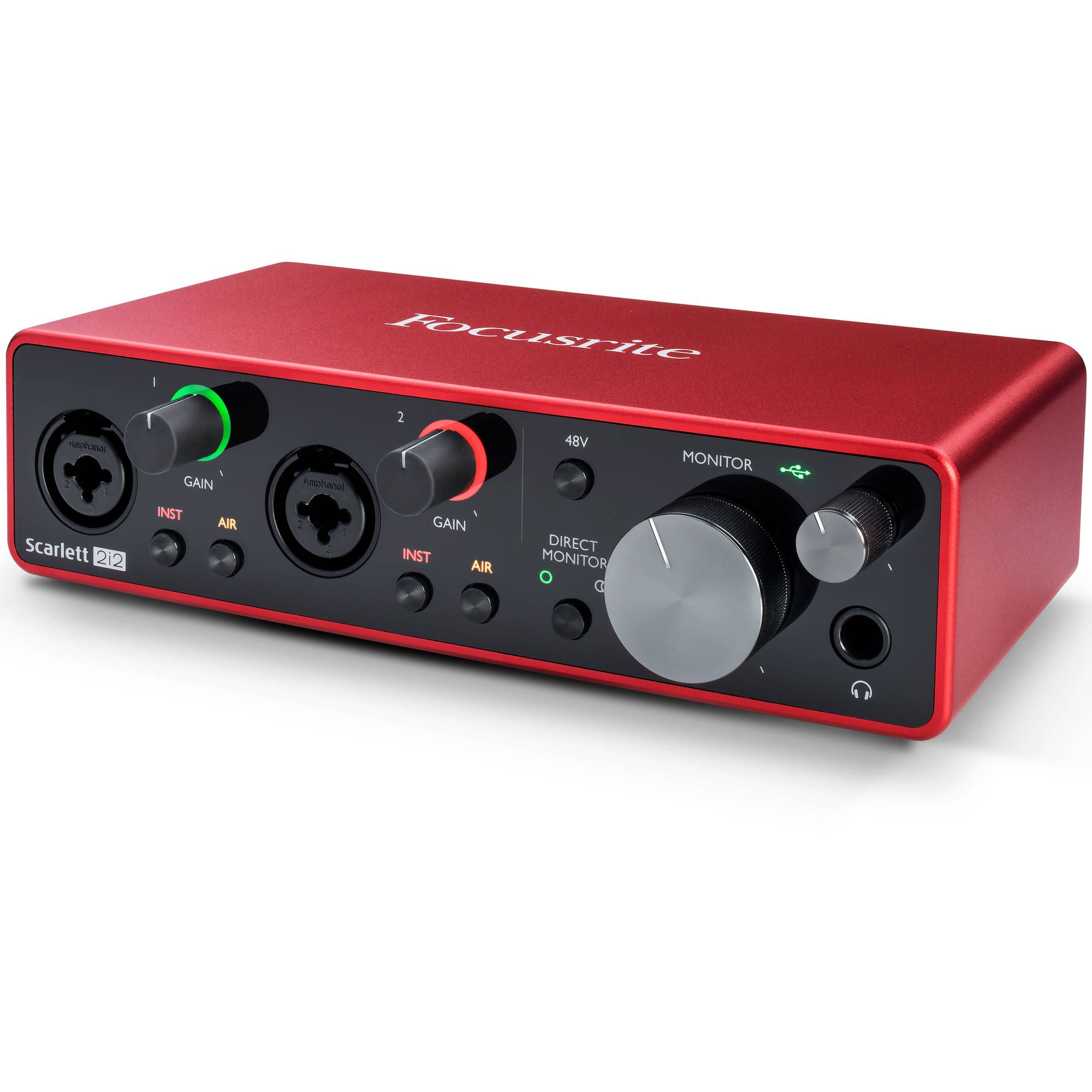 Carte son Focusrite Scarlett à 2 entrées XLR