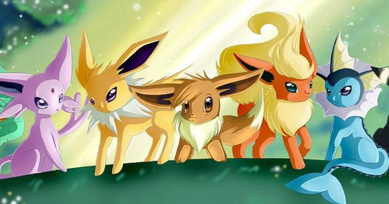 Dessin Pokemon Evoli Et Ses Evolution En Couleur