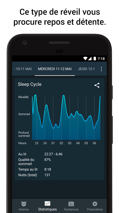 Sleep Cycle Alarm Clock Mieux dormir grâce à son smartphone Mistergeek