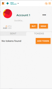 Jetons et comptes Ethereum sur Metamask