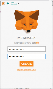 Creation d'un compte Ethereum avec Metamask
