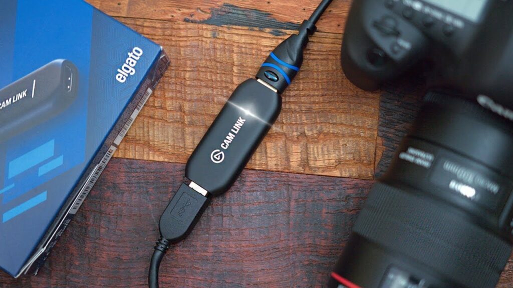 Elgato Camlink 4K avec un appareil photo