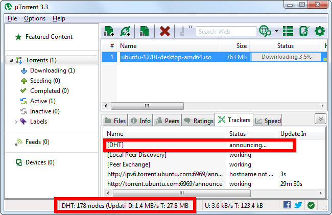 Synchronisation par DHT sur BitTorrent