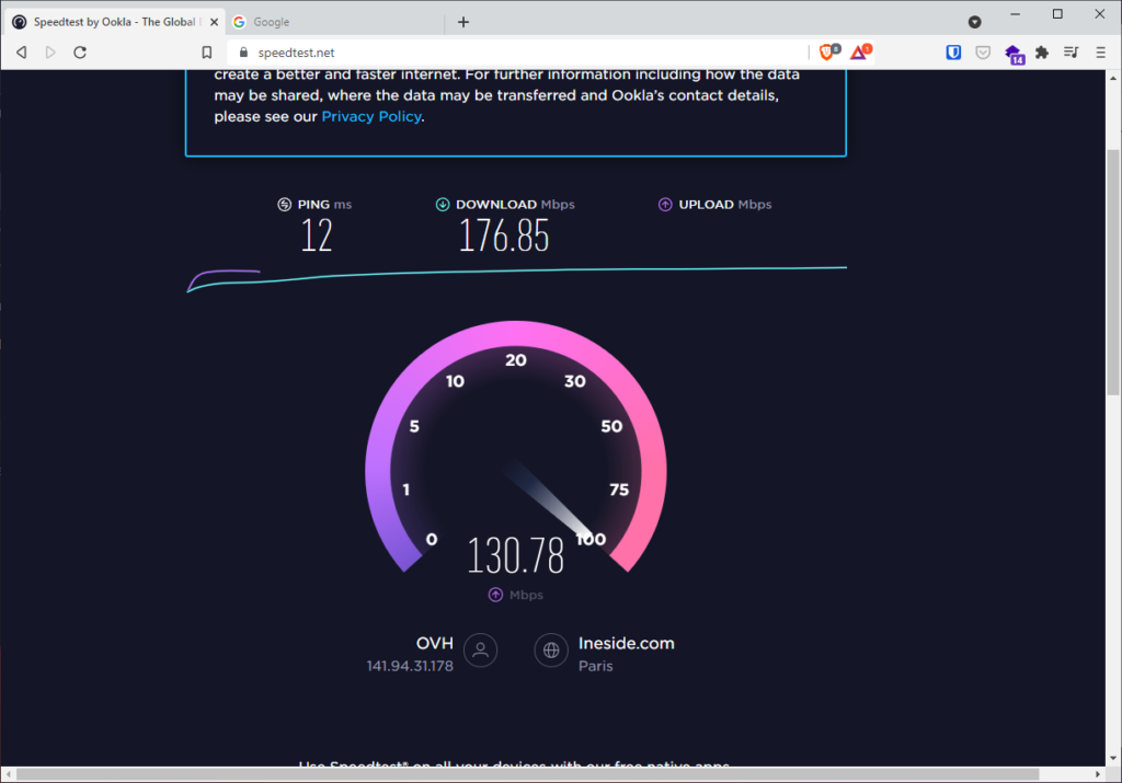 Speedtest iTOP VPN