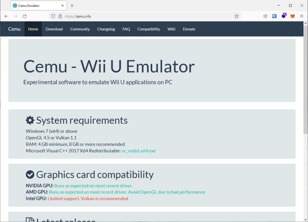 Site officiel de CEMU