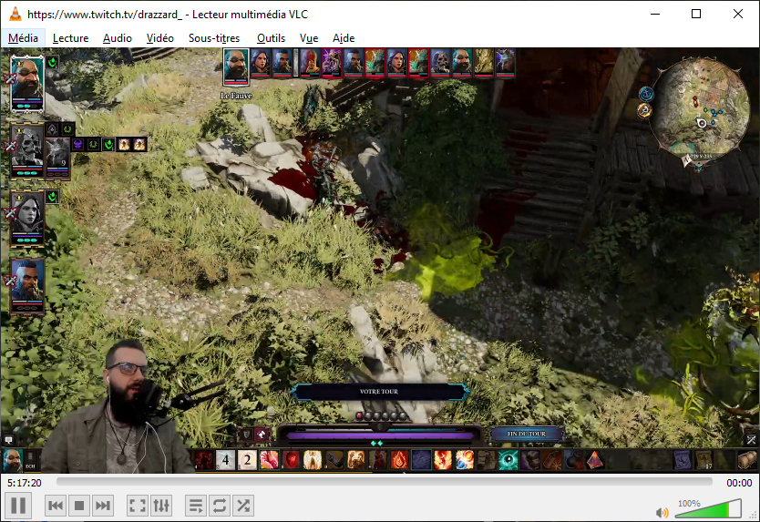 Streaming Twitch dans VLC