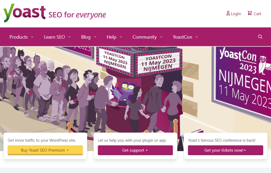 Site officiel de Yoast SEO