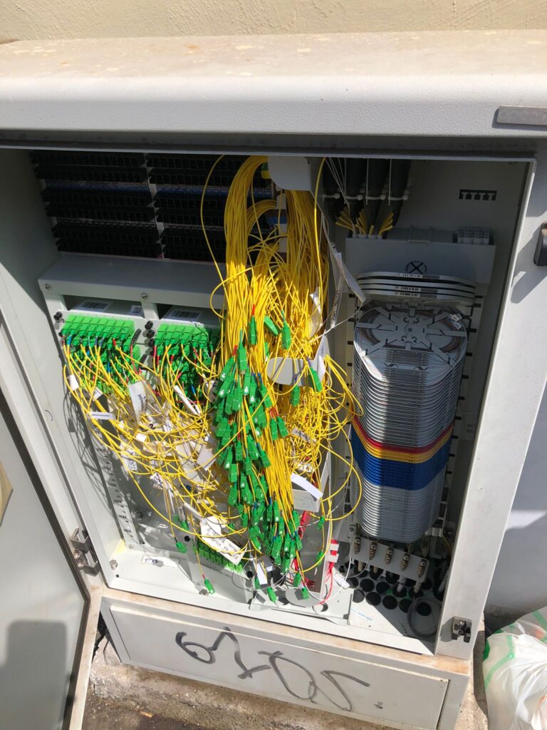 Armoire en fibre optique FTTH